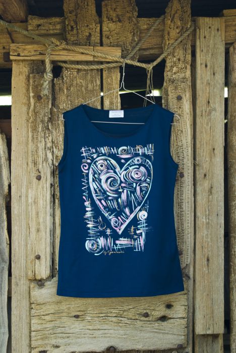 T-shirt 2015 - Linea ROMANTIC Donna - Blu